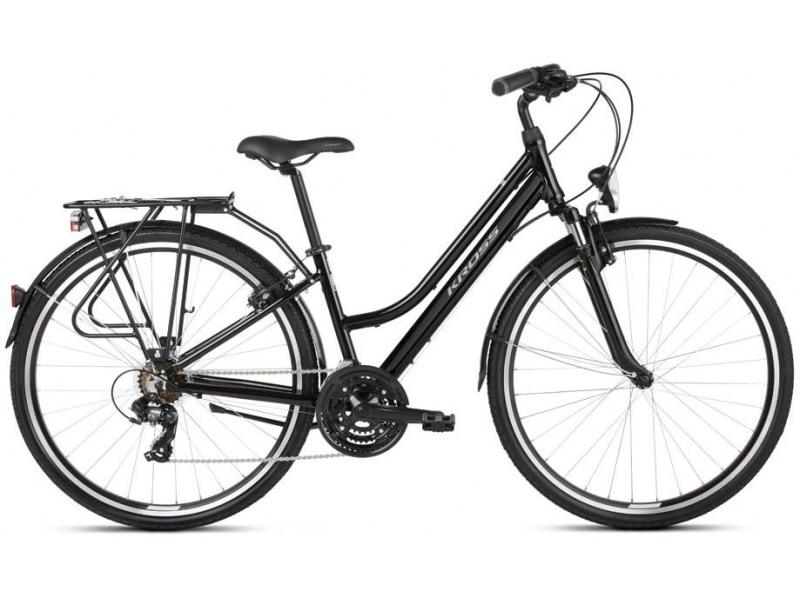 BICICLETA KROSS TRANS 1.0 NEGRO-GRIS DE MUJER KRTR1Z28X