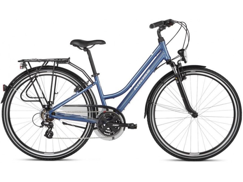 BICICLETA KROSS TRANS 2.0 AZUL-BLANCO DE MUJER KRTR2Z28X