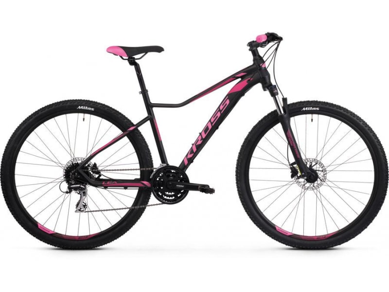 BICICLETA KROSS LEA 6.0 BLACK-PINK MAT LADY Z29X